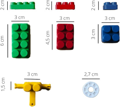 Kit Blocos de Montar – 140 Peças