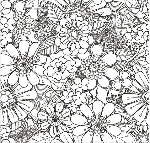 Mandalas & Flores para Colorir e Relaxar - Livro de Colorir para Adultos