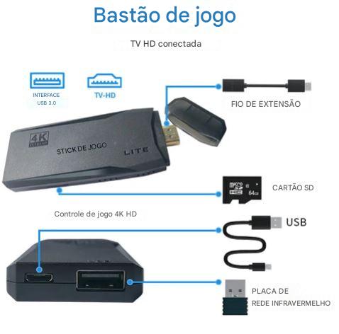 GameStick M9 - (Joystick Recarregável)