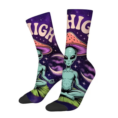 Coleção Galáctica: Meias Divertidas Alien Series