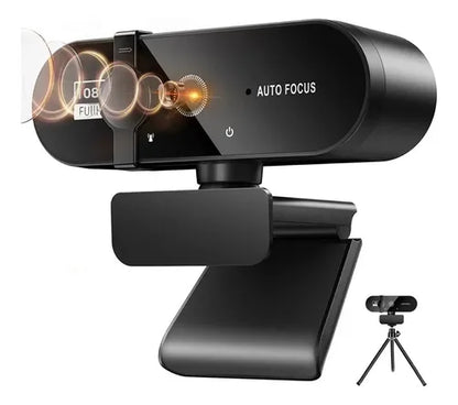 Webcam 1080p Sem Fio 120° com Microfone