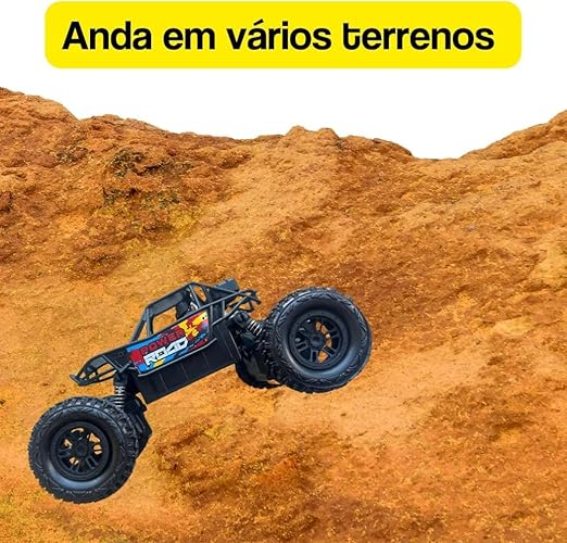 Carrinho de Controle Remoto Off-Road 4x2 com Suspensão