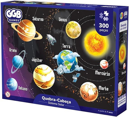 Quebra-Cabeça Sistema Solar - 300 Peças