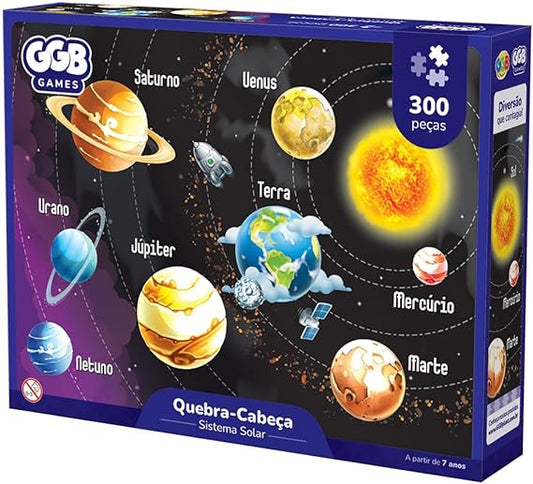 Quebra-Cabeça Sistema Solar - 300 Peças