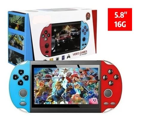 Console Portatíl Retrô A-8298/X7 PLUS (5.000 a 10.000 Jogos Retro - 16gb)