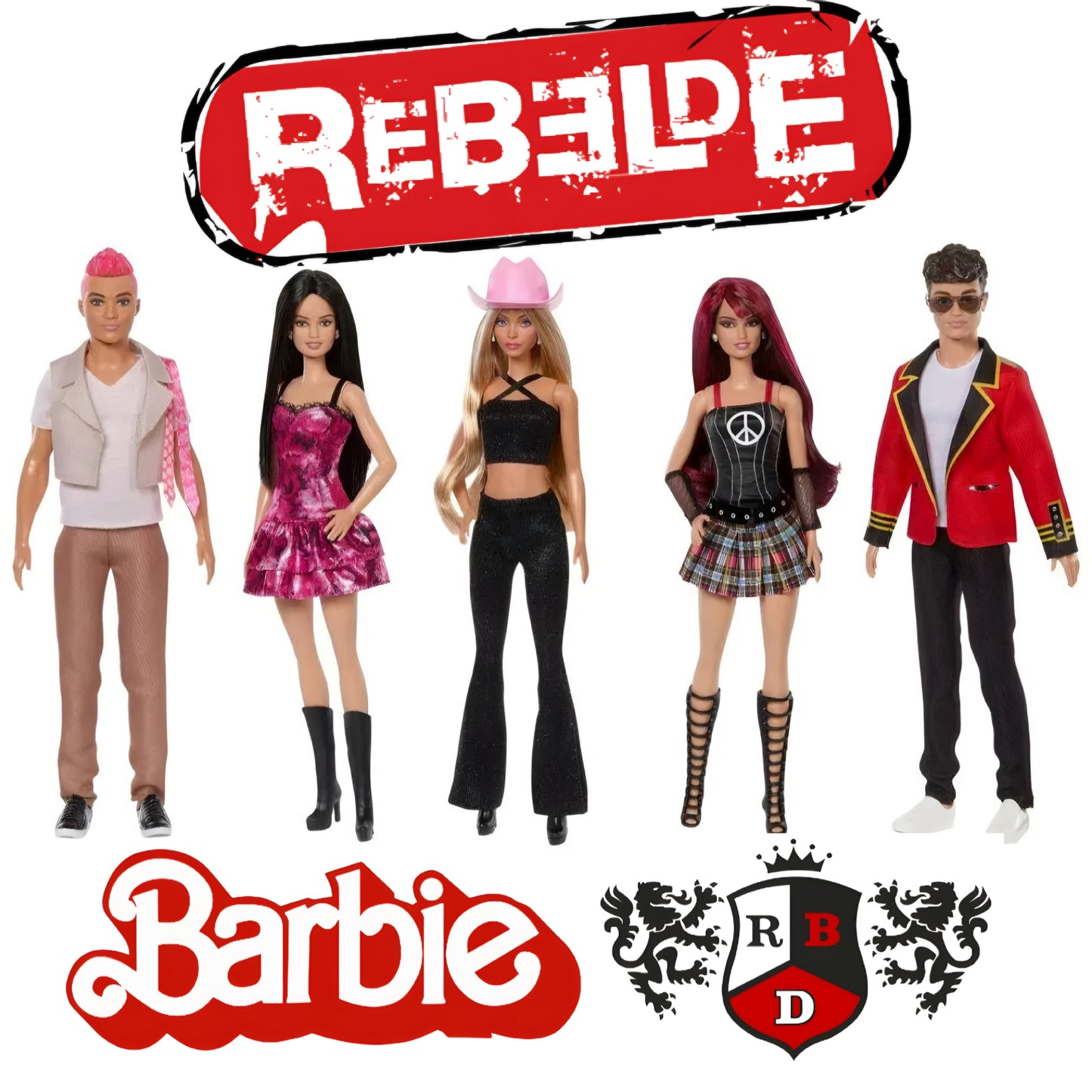 Bonecas Barbie RBD - Banda Completa