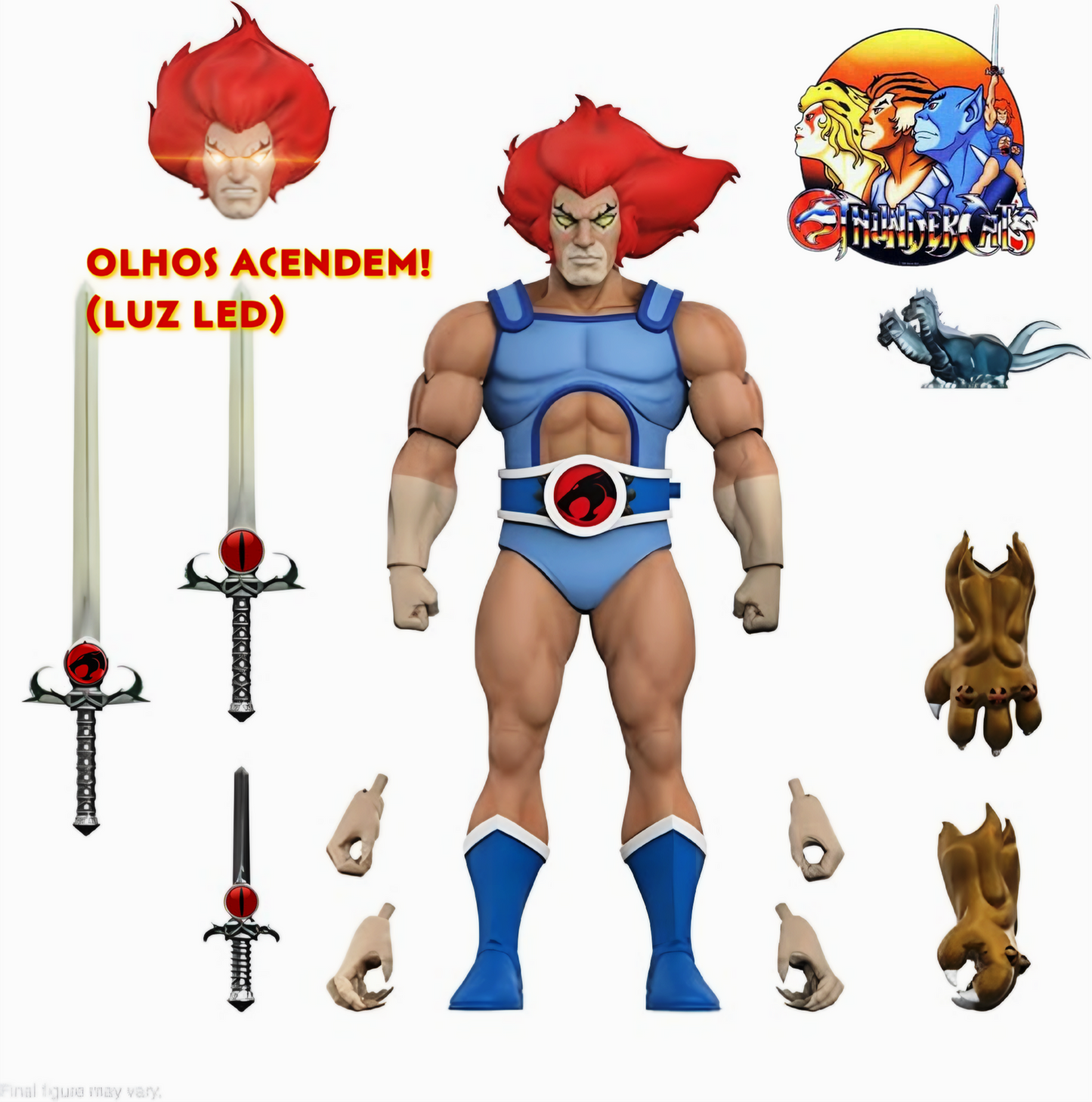 Thundercats Lion-O - Olhos Iluminados ( Luz LED )