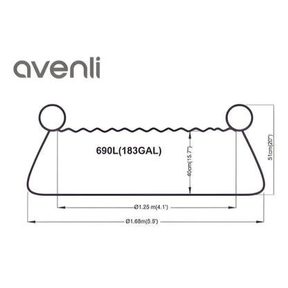 Piscina Inflável Avenli – 1000 Litros