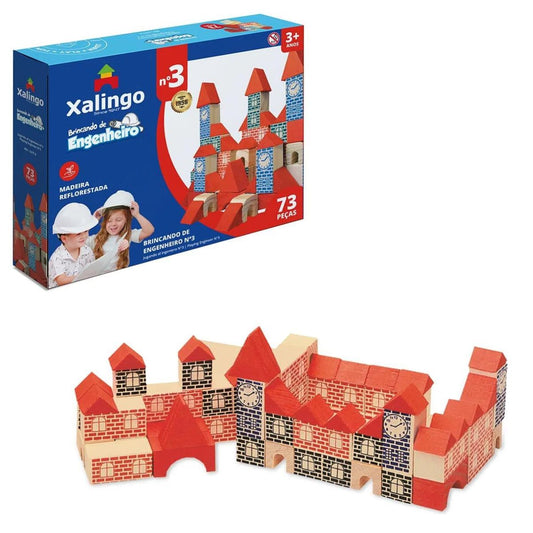 Brincando de Engenheiro Xalingo – 73 Pcs