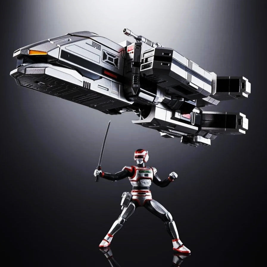 Boneco/Nave Daileon e Jaspion GX-97 – Soul of Chogokin (Bandai)