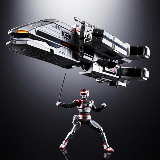 Boneco/Nave Daileon e Jaspion GX-97 – Soul of Chogokin (Bandai)