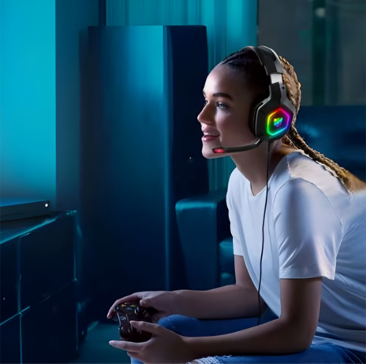 Headset Gamer ONIKUMA K10 - com Cancelamento de Ruído
