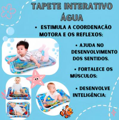 Tapete de Água Sensorial Infantil