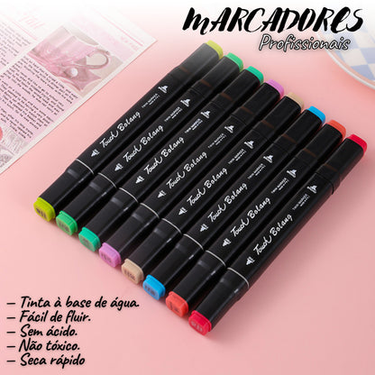 Canetas Marcadoras de Colorir (Bobbie Goods)