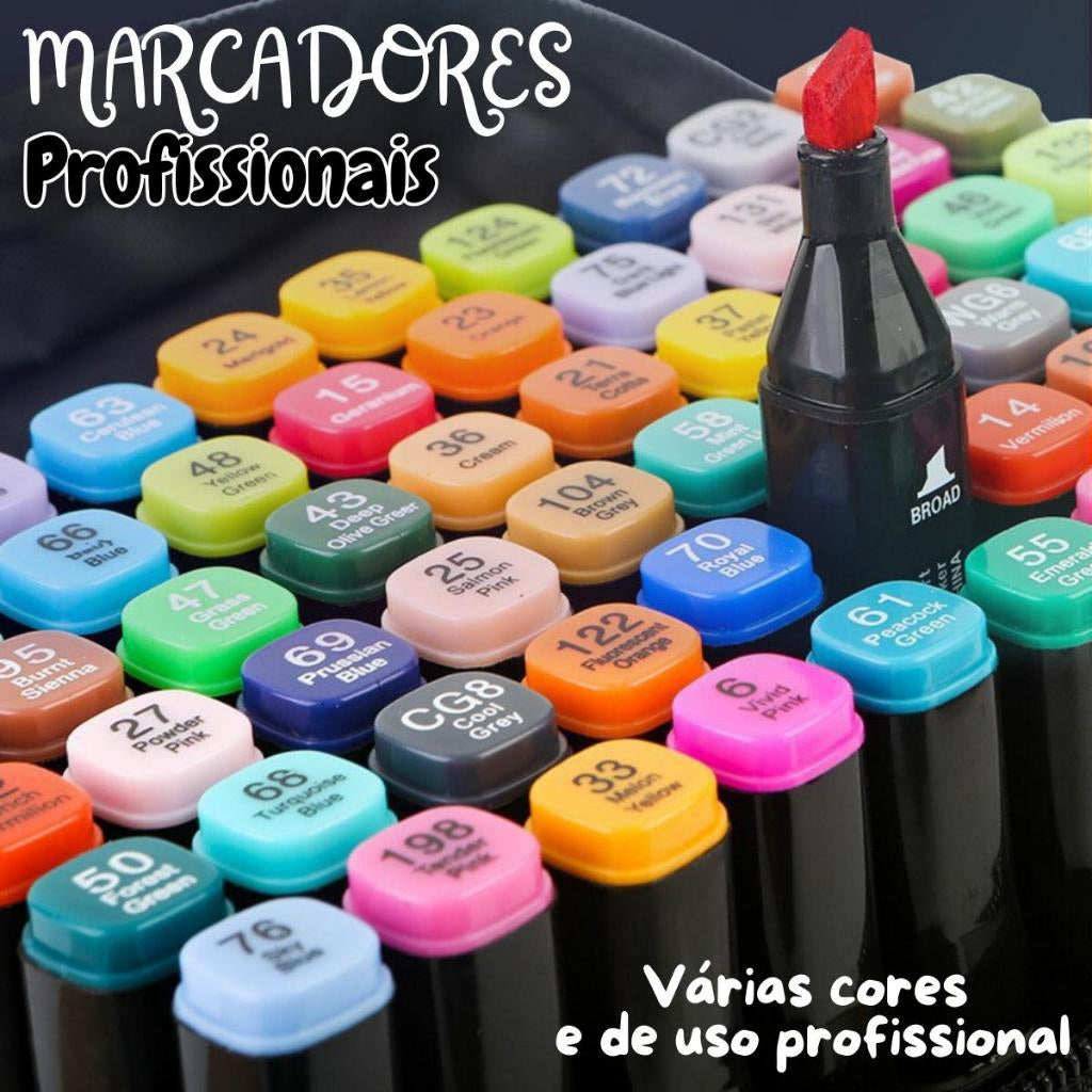 Canetas Marcadoras de Colorir (Bobbie Goods)